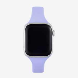 Slim Silicone Apple Watch Band – Lilac
