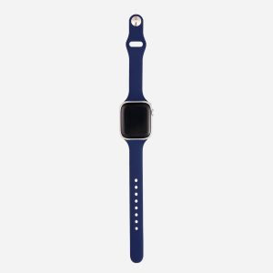 Slim Silicone Apple Watch Band – Midnight