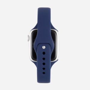 Slim Silicone Apple Watch Band – Midnight