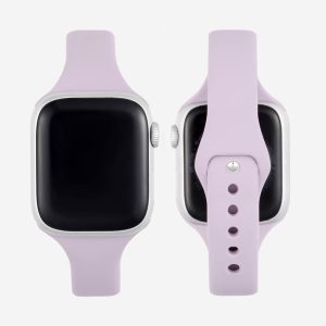Slim Silicone Apple Watch Band – Orchid