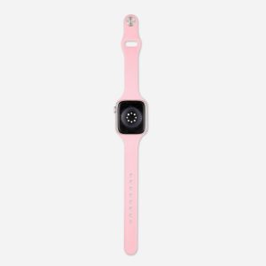 Slim Silicone Apple Watch Band – Pink