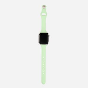 Slim Silicone Apple Watch Band – Pistachio