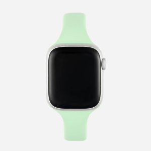 Slim Silicone Apple Watch Band – Pistachio