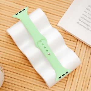 Slim Silicone Apple Watch Band – Pistachio