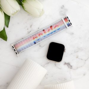 Striped Sport Loop Apple Watch Band – Midsumma Light