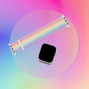 Striped Sport Loop Apple Watch Band – Midsumma Light