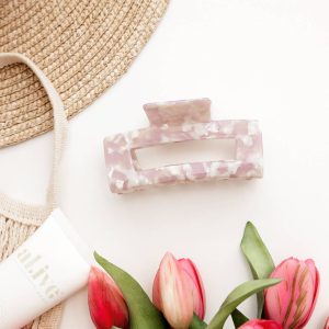 Vienna Claw Clip – Rose Quartz