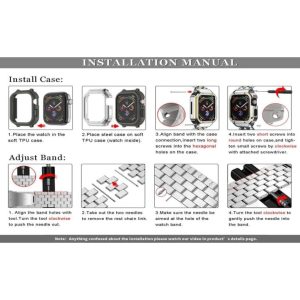 Agmen Stainless Steel Band + Case