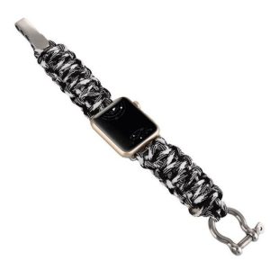 Ally Woven Nylon Survival Rope With Metal Bolt Clasp