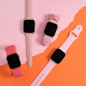 Classic Silicone Apple Watch Band – Pink