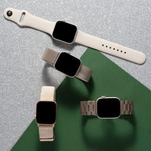 Classic Silicone Apple Watch Band – Starlight