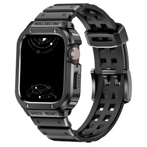 Findo Silicone Band With Stainless Steel Case