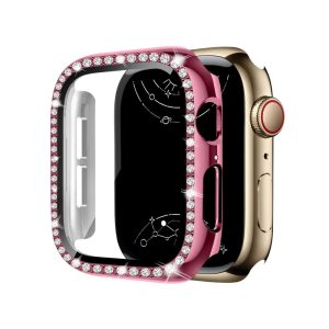 Indigeo Bling Diamond Tempered Glass Apple Watch Case