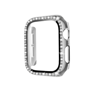 Indigeo Bling Diamond Tempered Glass Apple Watch Case