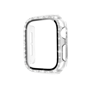 Indigeo Bling Diamond Tempered Glass Apple Watch Case
