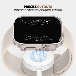 Lacerta Waterproof Glass Apple Watch Case