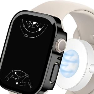 Lacerta Waterproof Glass Apple Watch Case