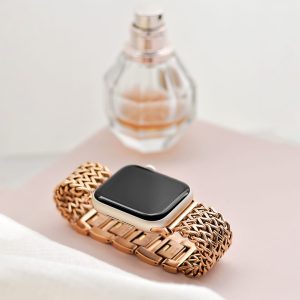 Madrid Bracelet Apple Watch Band – 18K Rose Gold Plated