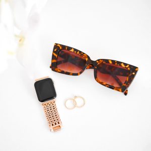 Madrid Bracelet Apple Watch Band – 18K Rose Gold Plated
