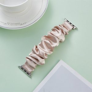 Scrunchie Apple Watch Band – Champagne