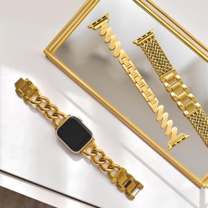 Kyoto Bracelet Apple Watch Band – 18K Gold Plated
