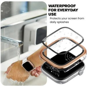 Sive Tempered Glass Metal Apple Watch Case