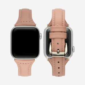 Slim Leather Apple Watch Band – Blossom