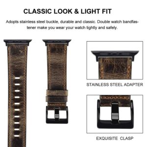 Spiro Washed Leather Band