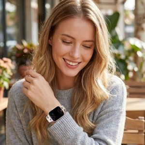 Velox Engraved Flower Silicone Band