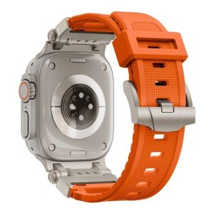 Venio Silicone Rugged Metal Band