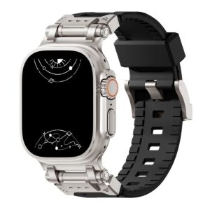 Venio Silicone Rugged Metal Band