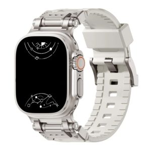 Venio Silicone Rugged Metal Band