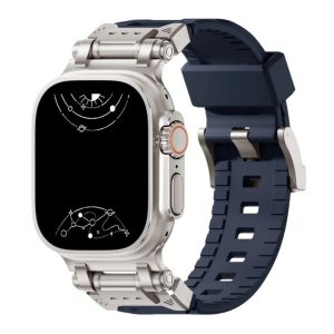 Venio Silicone Rugged Metal Band